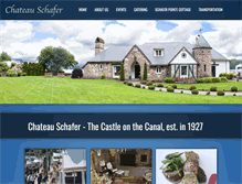 Tablet Screenshot of chateauschafer.com